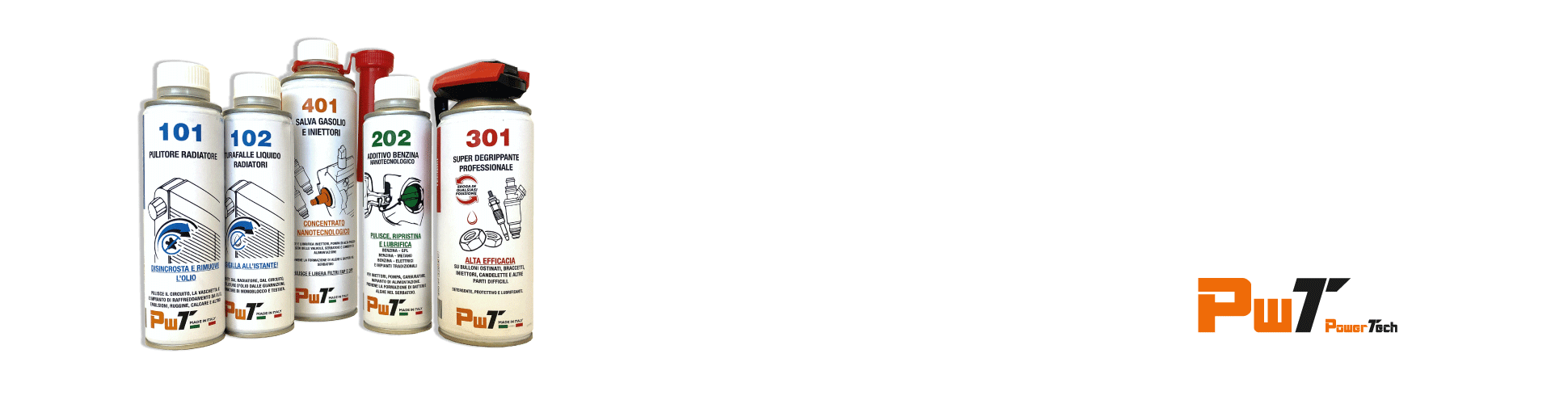 Spray Tecnici 1 composizione spray tecnici a marchio pwt